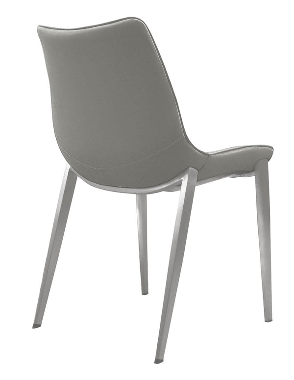 VIG Furniture Modrest Frasier - Modern Grey Eco-Leather Dining Chair (Set of 2) VGHR3505-GRY