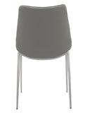 VIG Furniture Modrest Frasier - Modern Grey Eco-Leather Dining Chair (Set of 2) VGHR3505-GRY