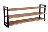 Manzanita Live Edge Solid Acacia Wood Natural TV Stand