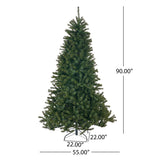 7.5-foot Noble Fir Unlit Hinged Artificial Christmas Tree