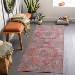 Farrell FRL-2304 Traditional Chenille-Polyester, Jute Rug FRL2304-2773  50% Chenille-Polyester, 50% Jute 2'7" x 7'3"