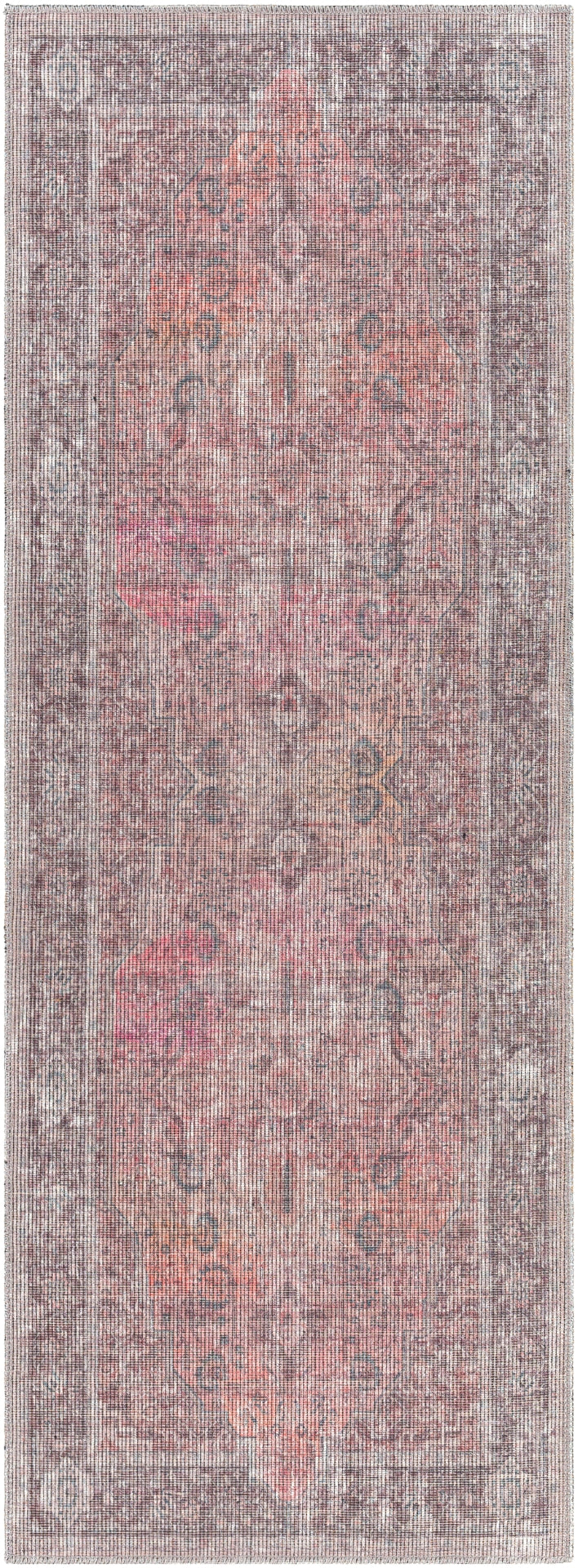 Farrell FRL-2305 Traditional Chenille-Polyester, Jute Rug FRL2305-2773  50% Chenille-Polyester, 50% Jute 2'7" x 7'3"