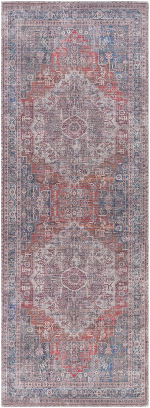 Farrell FRL-2306 Traditional Chenille-Polyester, Jute Rug FRL2306-2773  50% Chenille-Polyester, 50% Jute 2'7" x 7'3"