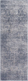 Florence FRO-2300 Traditional Polyester, Polypropylene Rug FRO2300-2773 Navy, Light Gray, Medium Gray 50% Polyester, 50% Polypropylene 2'7" x 7'3"