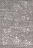 Florence FRO-2308 Traditional Polyester, Polypropylene Rug FRO2308-9124 Medium Gray, Light Gray 50% Polyester, 50% Polypropylene 9' x 12'4"