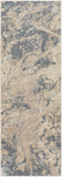 Florence FRO-2319 Modern Polypropylene, Metallic Thread, Polyester Rug FRO2319-2773 Beige, Medium Gray, Charcoal, Light Gray 50% Polypropylene, 35% Metallic Thread, 15% Polyester 2'7" x 7'3"