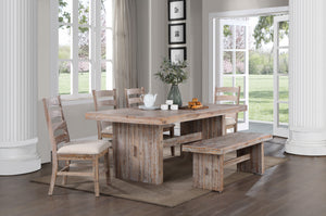 Vilo Home Frontier 6 Piece Dining Set VH9400-6PC-4W-1B VH9400-6PC-4W-1B