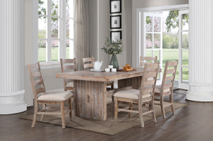 Vilo Home Frontier 7 Piece Dining Set with 6 Wood Chairs VH9400-7PC-6W VH9400-7PC-6W