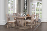 Frontier 7 Piece Dining Set with 6 Wood Chairs