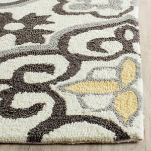 Safavieh Four Seasons 230 Hand Hooked 100% Polyester Pile Country & Floral Rug FRS230A-28