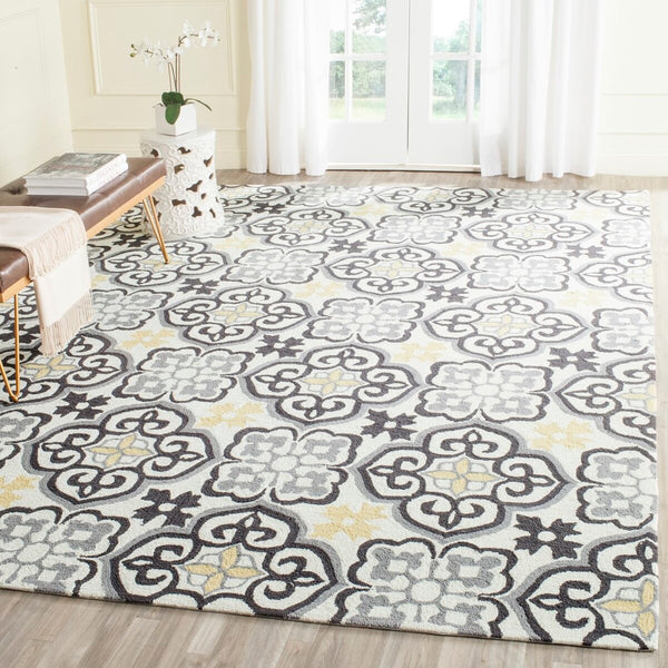 Safavieh Four Seasons 230 Hand Hooked 100% Polyester Pile Country & Floral Rug FRS230A-28