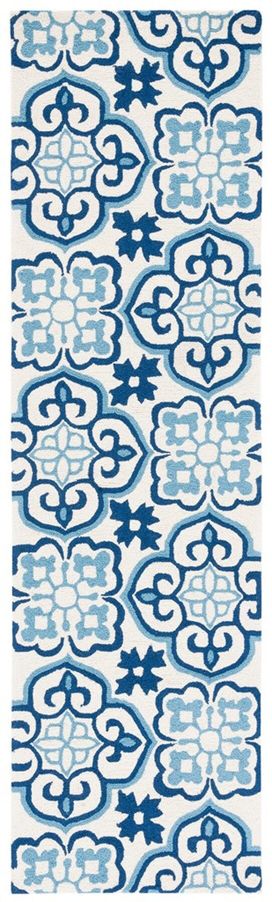 Safavieh Four Seasons 230 Hand Hooked 100% Polyester Pile Country & Floral Rug FRS230B-28