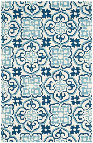 Safavieh Four Seasons 230 Hand Hooked 100% Polyester Pile Country & Floral Rug FRS230B-28