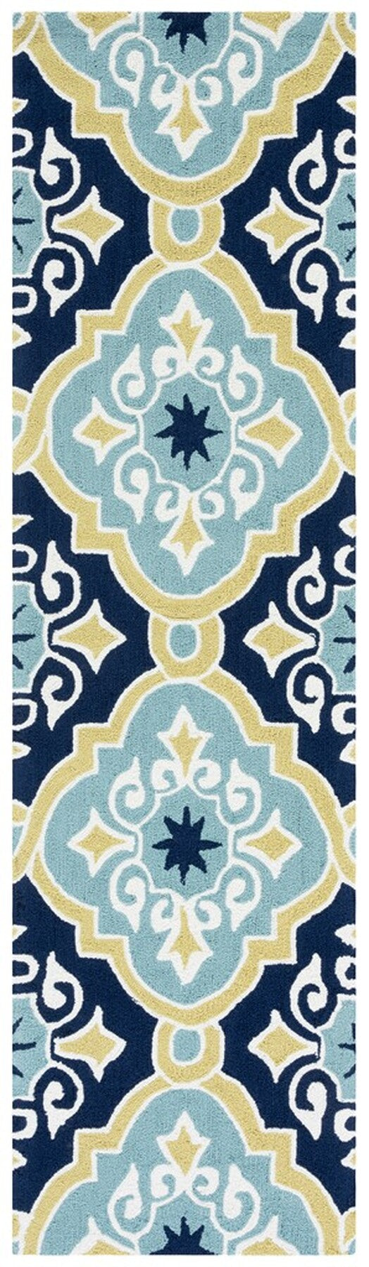 Safavieh Four Seasons 231 Hand Hooked 100% Polyester Pile Country & Floral Rug FRS231A-28