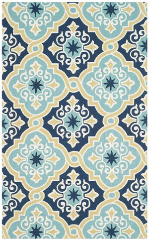 Safavieh Four Seasons 231 Hand Hooked 100% Polyester Pile Country & Floral Rug FRS231A-28