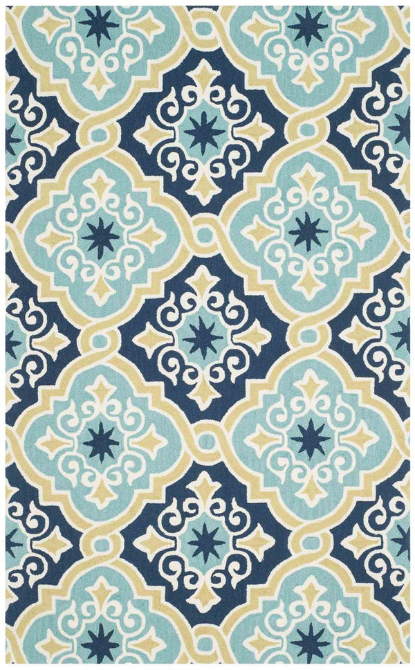 Safavieh Four Seasons 231 Hand Hooked 100% Polyester Pile Country & Floral Rug FRS231A-28