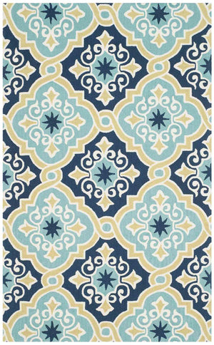 Safavieh Four Seasons 231 Hand Hooked 100% Polyester Pile Country & Floral Rug FRS231A-28