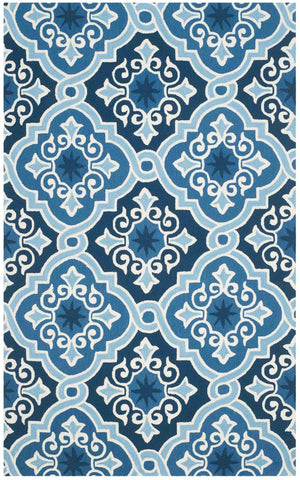 Safavieh Four Seasons 231 Hand Hooked 100% Polyester Pile Country & Floral Rug FRS231B-28