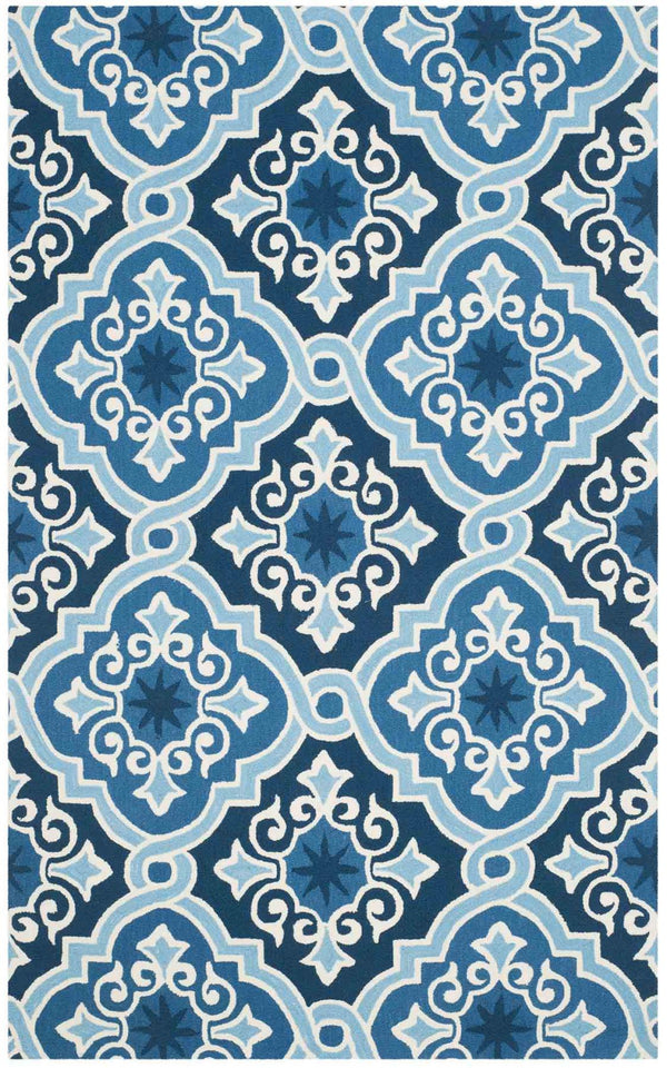 Safavieh Four Seasons 231 Hand Hooked 100% Polyester Pile Country & Floral Rug FRS231B-28