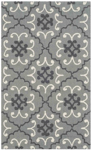 Safavieh Four Seasons 234 Hand Hooked 100% Polyester Pile Country & Floral Rug FRS234B-28