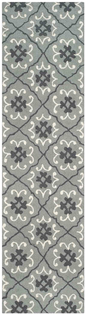 Safavieh Four Seasons 234 Hand Hooked 100% Polyester Pile Country & Floral Rug FRS234B-28