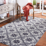 Safavieh Four Seasons 234 Hand Hooked 100% Polyester Pile Country & Floral Rug FRS234B-28