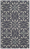 Safavieh Four Seasons 234 Hand Hooked 100% Polyester Pile Country & Floral Rug FRS234C-28