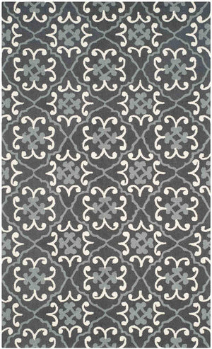 Safavieh Four Seasons 234 Hand Hooked 100% Polyester Pile Country & Floral Rug FRS234C-28