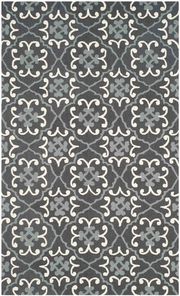 Safavieh Four Seasons 234 Hand Hooked 100% Polyester Pile Country & Floral Rug FRS234C-28