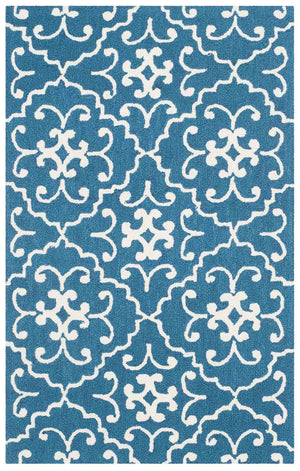 Safavieh Four Seasons 234 Hand Hooked 100% Polyester Pile Country & Floral Rug FRS234H-28