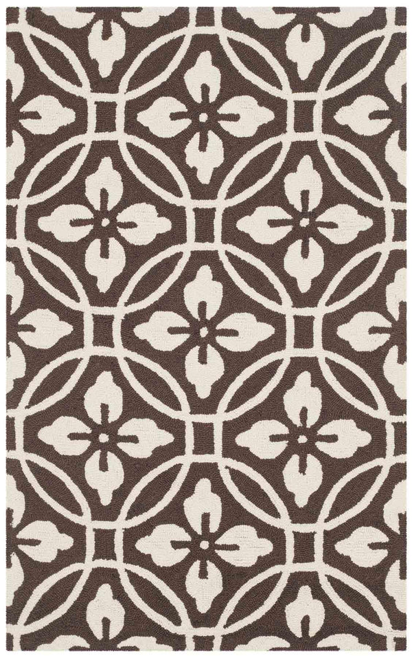 Safavieh Four Seasons 236 Hand Hooked 100% Polyester Pile Country & Floral Rug FRS236E-28