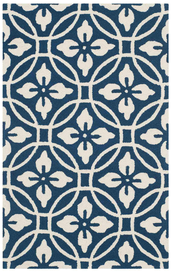 Safavieh Four Seasons 236 Hand Hooked 100% Polyester Pile Country & Floral Rug FRS236H-28