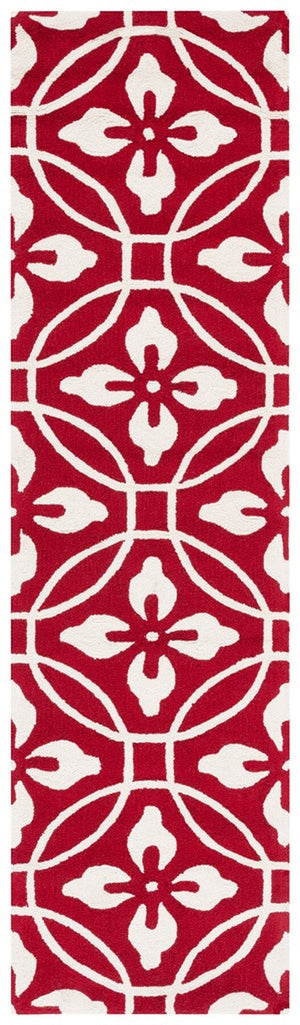 Safavieh Four Seasons 236 Hand Hooked 100% Polyester Pile Country & Floral Rug FRS236R-28