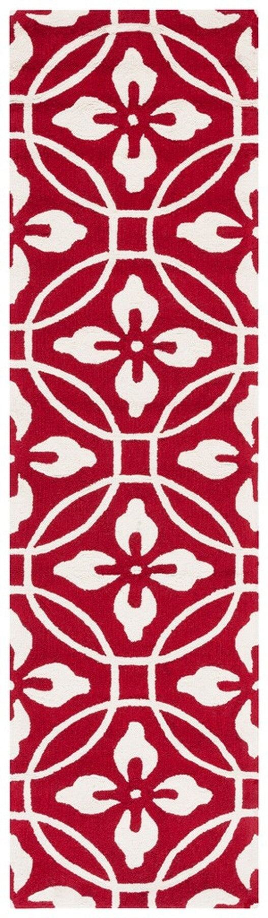 Safavieh Four Seasons 236 Hand Hooked 100% Polyester Pile Country & Floral Rug FRS236R-28