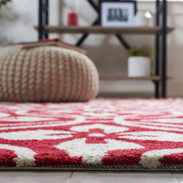 Safavieh Four Seasons 236 Hand Hooked 100% Polyester Pile Country & Floral Rug FRS236R-28