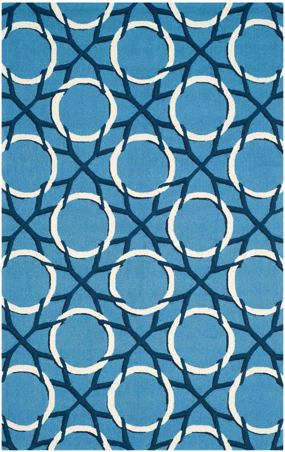 Safavieh Four Seasons 238 Hand Hooked 100% Polyester Pile Country & Floral Rug FRS238A-28