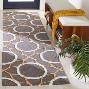 Safavieh Four Seasons 238 Hand Hooked 100% Polyester Pile Country & Floral Rug FRS238B-28