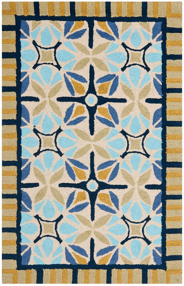 Safavieh Frs449 Hand Hooked 100% Polyproplene Pile Rug FRS449A-4R