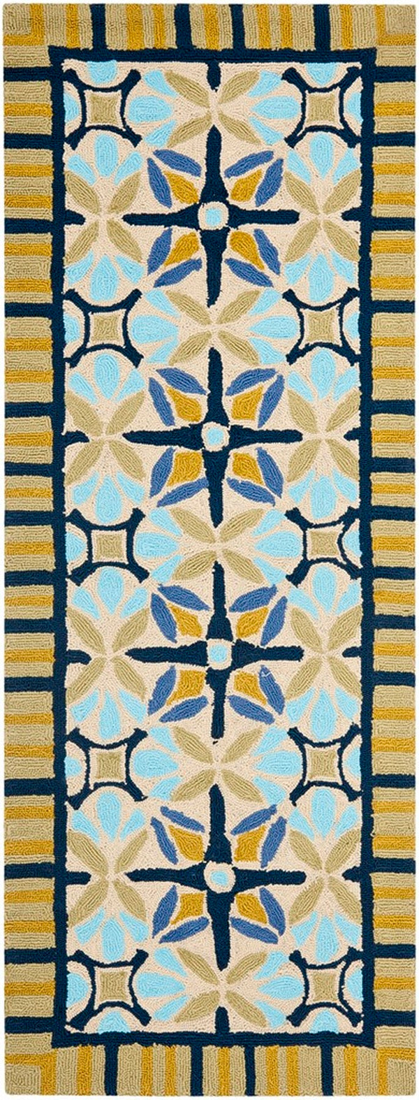Safavieh Frs449 Hand Hooked 100% Polyproplene Pile Rug FRS449A-4R