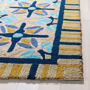 Safavieh Frs449 Hand Hooked 100% Polyproplene Pile Rug FRS449A-4R