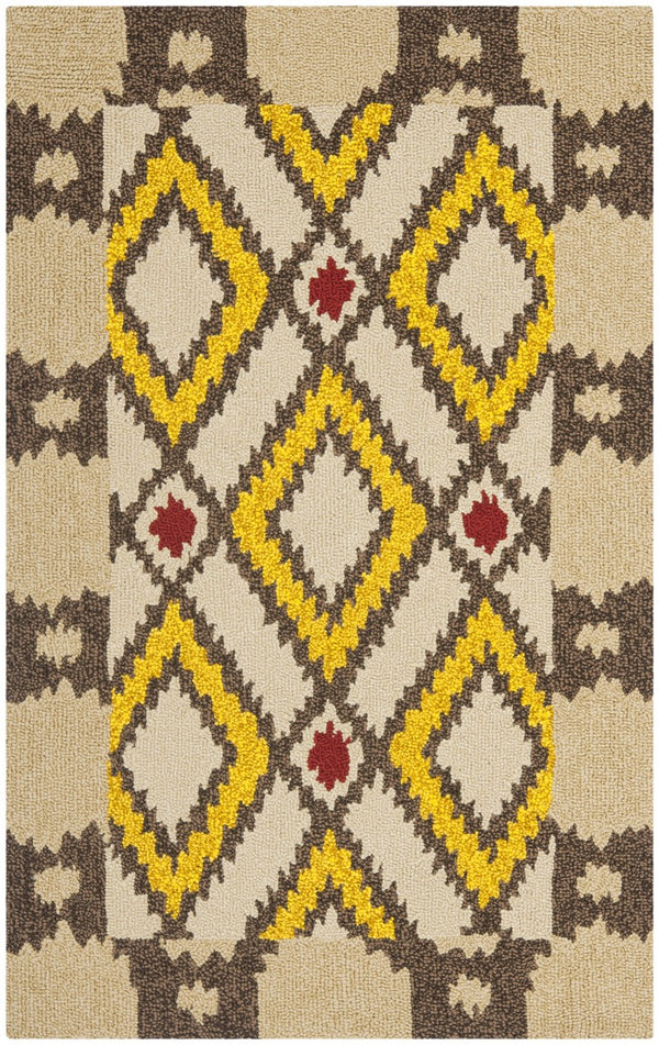 Safavieh Frs455 Hand Hooked 100% Polyproplene Pile Rug FRS455E-4R