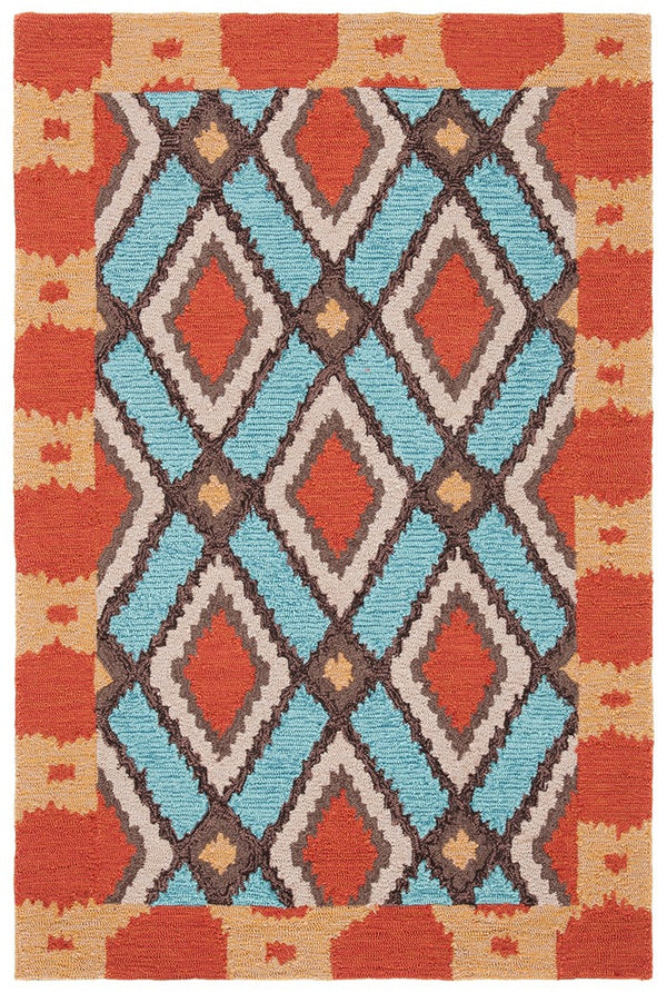 Safavieh Frs455 Hand Hooked 100% Polyproplene Pile Rug FRS455L-4R