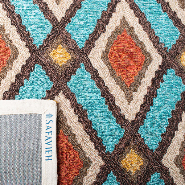 Safavieh Frs455 Hand Hooked 100% Polyproplene Pile Rug FRS455L-4R