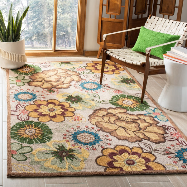 Safavieh Four Seasons Hand Hooked 100% Polyproplene Pile Rug FRS467A-4R