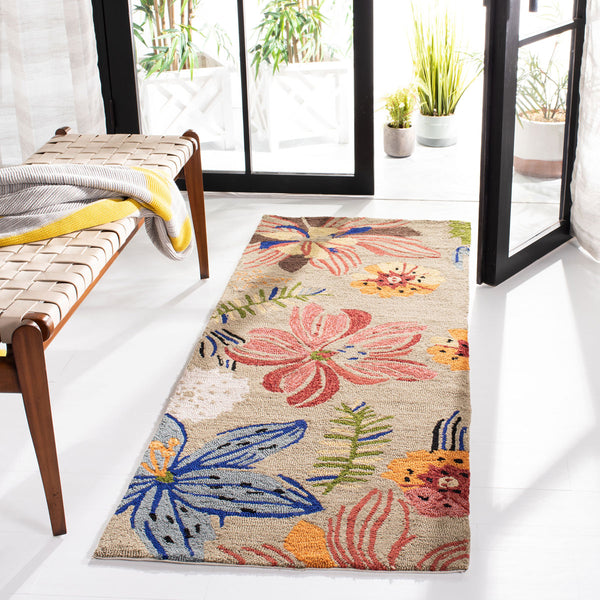 Safavieh Frs468 Hand Hooked 100% Polyproplene Pile Rug FRS468B-4R