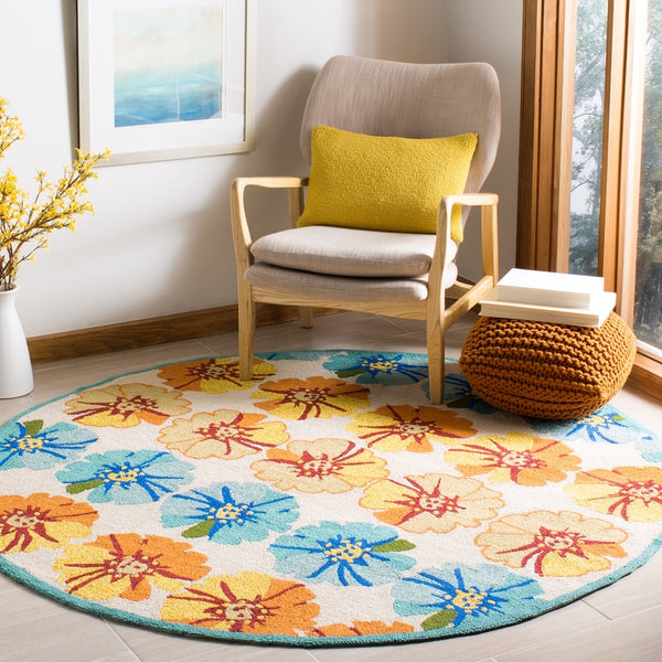 Safavieh Frs469 Hand Hooked 100% Polyproplene Pile Rug FRS469A-4R