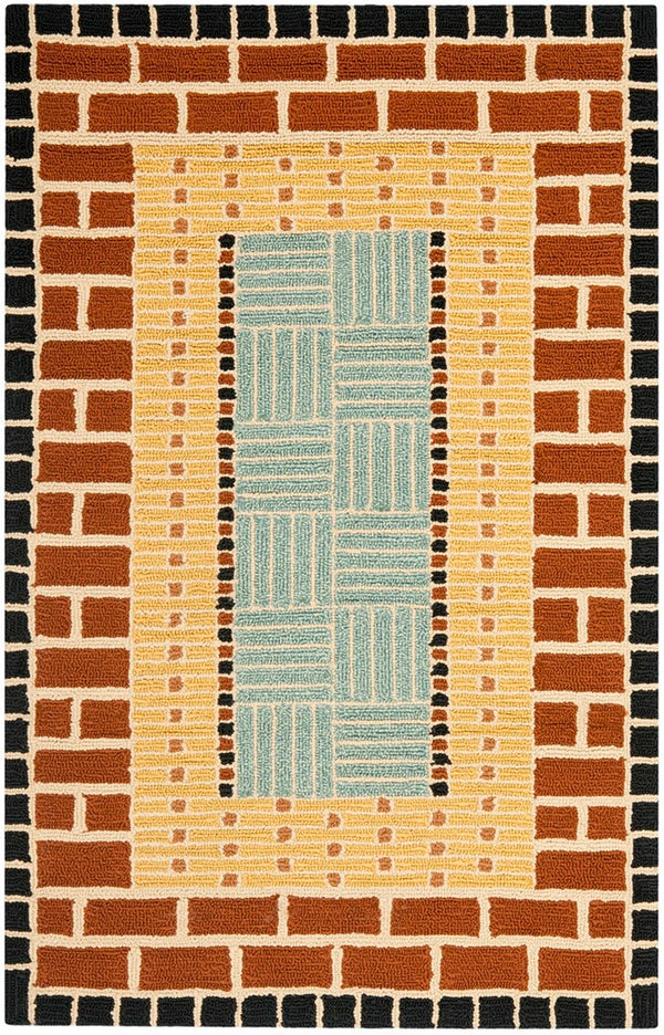 Safavieh Frs476 Hand Hooked 100% Polyproplene Pile Rug FRS476A-4R