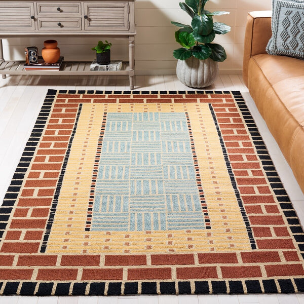 Safavieh Frs476 Hand Hooked 100% Polyproplene Pile Rug FRS476A-4R