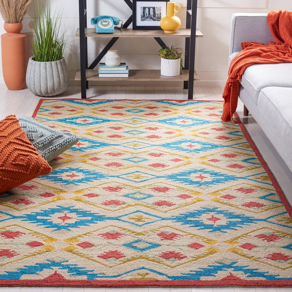 Safavieh Frs479 Hand Hooked 100% Polyproplene Pile Rug FRS479A-4R