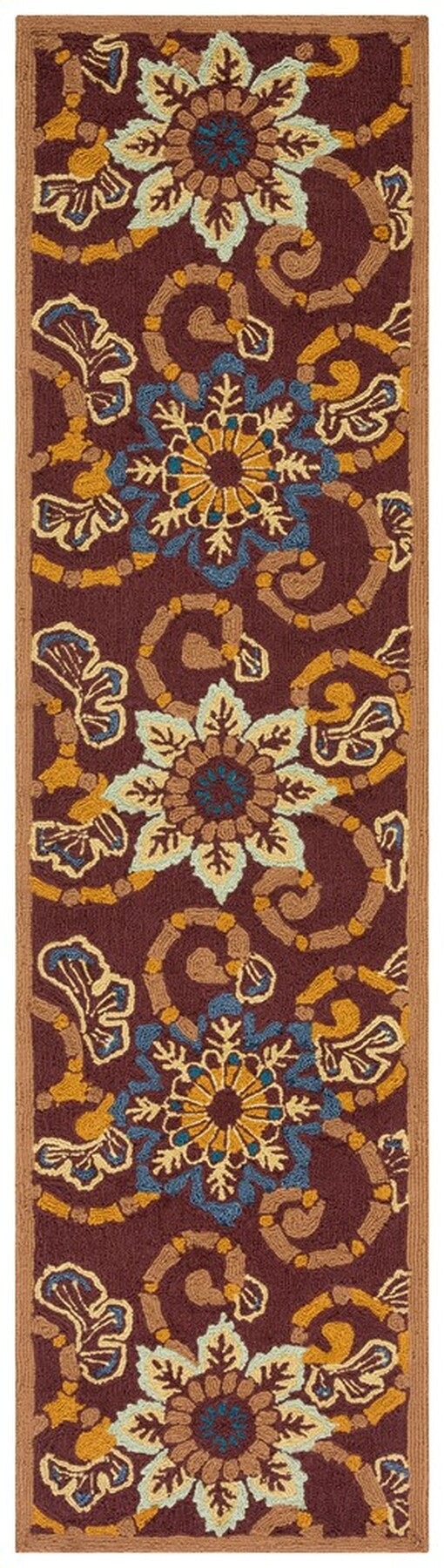 Safavieh Four Seasons Le Flore Hand Hooked 100% Polypropylene Pile Rug FRS513B-28